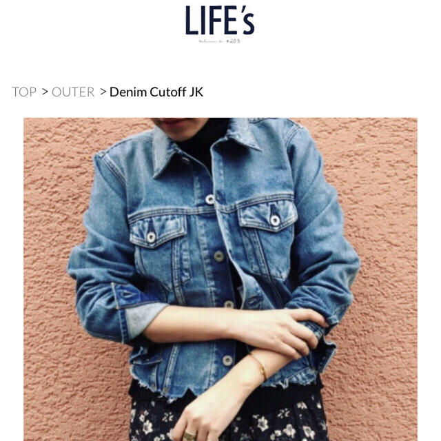 TODAYFUL(トゥデイフル)の完売品 LIFE's Denim Cutoff JK レディースのジャケット/アウター(Gジャン/デニムジャケット)の商品写真
