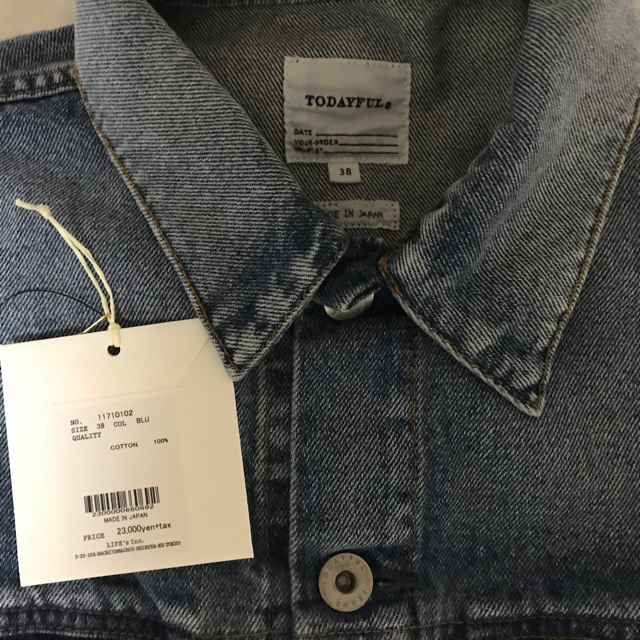 TODAYFUL(トゥデイフル)の完売品 LIFE's Denim Cutoff JK レディースのジャケット/アウター(Gジャン/デニムジャケット)の商品写真