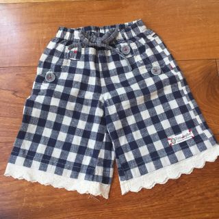 プチジャム(Petit jam)のPetit Angelina チェック柄フレアパンツ♡80 新品(パンツ)