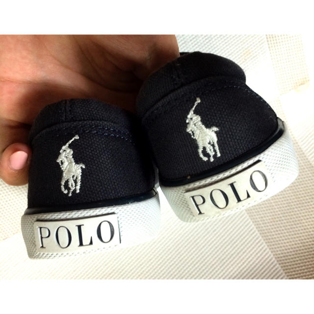 POLO RALPH LAUREN(ポロラルフローレン)のラルフローレン スリッポン キッズ/ベビー/マタニティのキッズ靴/シューズ(15cm~)(スリッポン)の商品写真