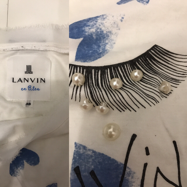 LANVIN en Bleu(ランバンオンブルー)のランバオンブルー♡Tシャツ レディースのトップス(Tシャツ(半袖/袖なし))の商品写真