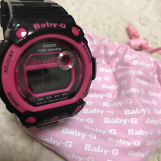 ベビージー(Baby-G)のBaby-G ベビージー ブラック ピンク(腕時計)