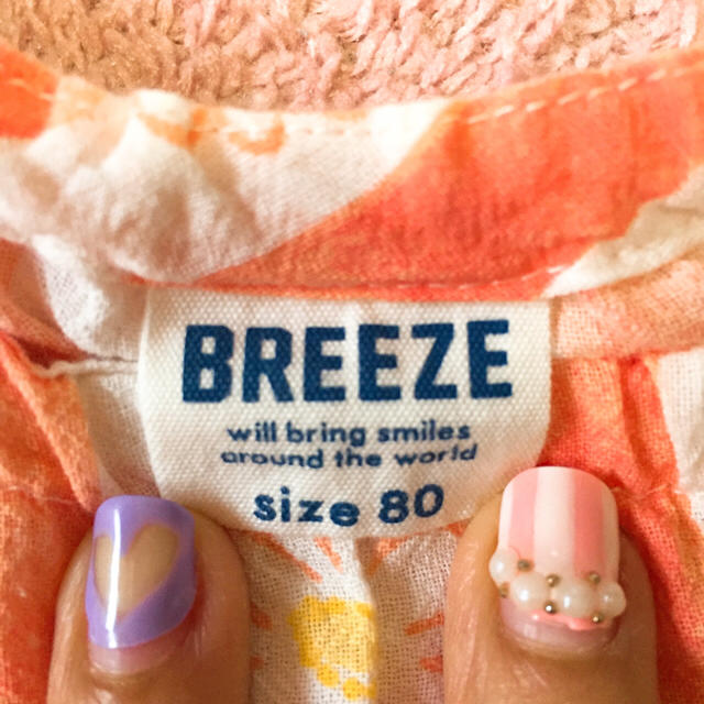 BREEZE(ブリーズ)のBREEZE 80 ノースリーブワンピース キッズ/ベビー/マタニティのベビー服(~85cm)(ワンピース)の商品写真