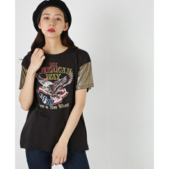 moussy(マウジー)のMOUSSY AMERICAN WAY TSJ レディースのトップス(Tシャツ(半袖/袖なし))の商品写真