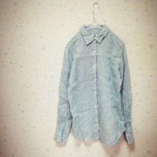 ユニクロ(UNIQLO)のUNIQLO リネンシャツ♡(シャツ/ブラウス(長袖/七分))