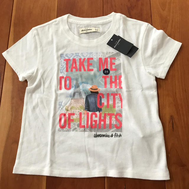 Abercrombie&Fitch(アバクロンビーアンドフィッチ)のアバクロ キッズ Tシャツ100〜110 キッズ/ベビー/マタニティのキッズ服女の子用(90cm~)(Tシャツ/カットソー)の商品写真