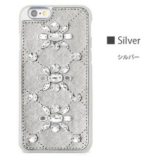 マイケルコース(Michael Kors)のよしえ様専用♪マイケルコースiPhone6/6s用クリスタル花柄ケース シルバー(iPhoneケース)