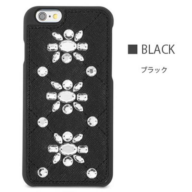 人気商品♪マイケルコース iPhone6/6s用新作クリスタル花柄ケース 黒