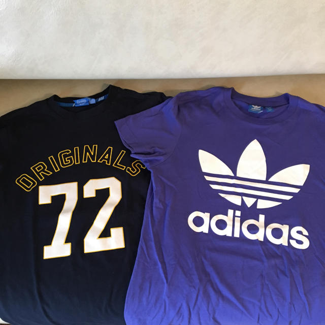 adidas(アディダス)のadidas originals☆ロゴTシャツ2枚セット美品S メンズのトップス(Tシャツ/カットソー(半袖/袖なし))の商品写真