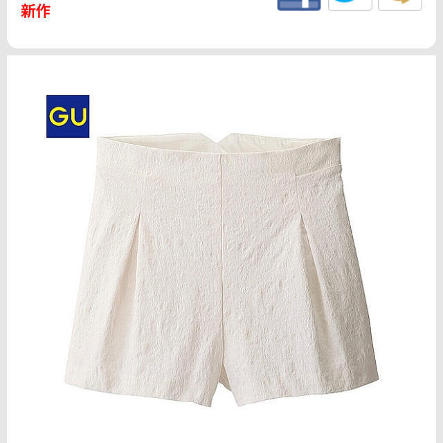 GU - g.u. ジャガードショートパンツの通販 by ふなちゃん♡'s shop