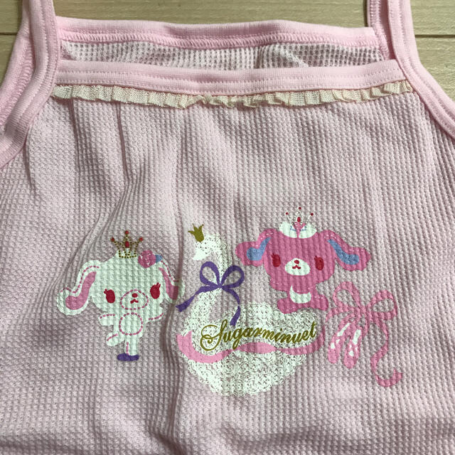 サンリオ(サンリオ)のシュガーバニーズキャミソール♡130 キッズ/ベビー/マタニティのキッズ服女の子用(90cm~)(その他)の商品写真