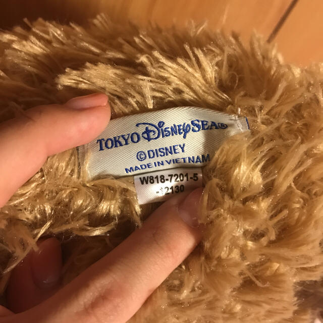 Disney(ディズニー)のダッフィークッション エンタメ/ホビーのおもちゃ/ぬいぐるみ(ぬいぐるみ)の商品写真