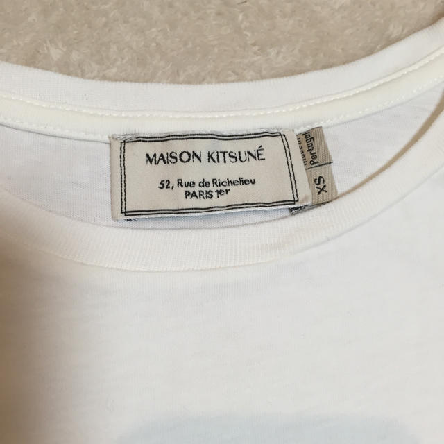 MAISON KITSUNE'(メゾンキツネ)のメゾンキツネ♡︎Tシャツ レディースのトップス(Tシャツ(半袖/袖なし))の商品写真