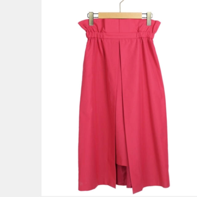 DEUXIEME CLASSE(ドゥーズィエムクラス)の美品‼︎ アーガ Aga ウエストギャザー ボックス プリーツ ピンク スカート レディースのスカート(ひざ丈スカート)の商品写真