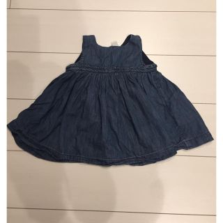 ベビーギャップ(babyGAP)のbabyGap デニムワンピース 18-24(ワンピース)