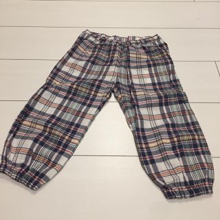 プチバトー(PETIT BATEAU)のPETIT BATERU チェックパンツ 86センチ(パンツ/スパッツ)