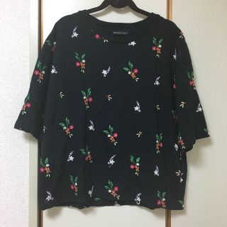 ザラ(ZARA)のZARA 総刺繍Tシャツ(Tシャツ(半袖/袖なし))