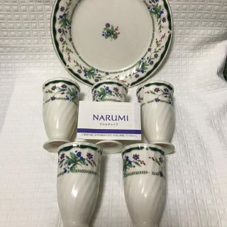 ナルミ(NARUMI)のミッチー・断捨離中様専用✨新品✨未使用✨カップ＆ディッシュセット✨(グラス/カップ)