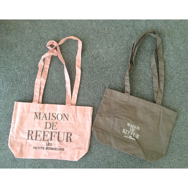 Maison de Reefur(メゾンドリーファー)の新品♡reefurショッパーSセット2枚 レディースのバッグ(ショップ袋)の商品写真