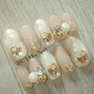 clay beige♡stone bijou