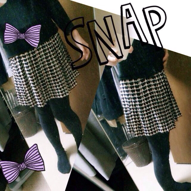ZARA(ザラ)の♡ハート柄スカート♡ レディースのスカート(ミニスカート)の商品写真