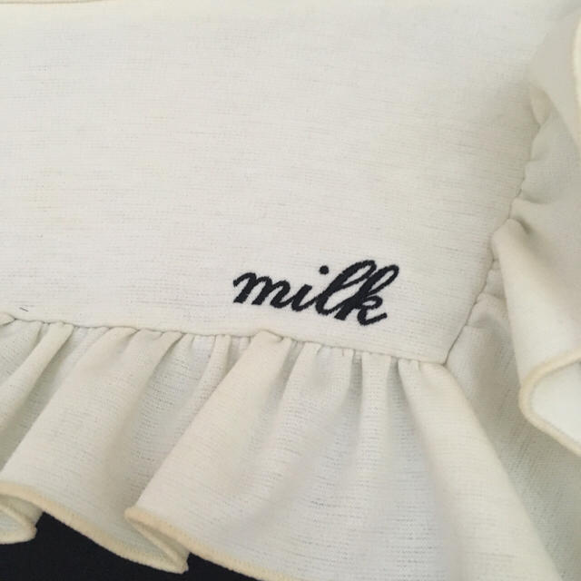 MILK(ミルク)のMILK フリル ワンピース レディースのワンピース(ひざ丈ワンピース)の商品写真