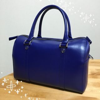 アニエスベー(agnes b.)のLatte.様専用【美品】送料込アニエスベー2wayボストンバッグ♪ブルー(ショルダーバッグ)