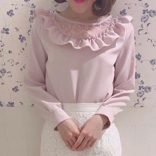 エブリン(evelyn)の♡アンミール♡ブラウス pink(シャツ/ブラウス(長袖/七分))