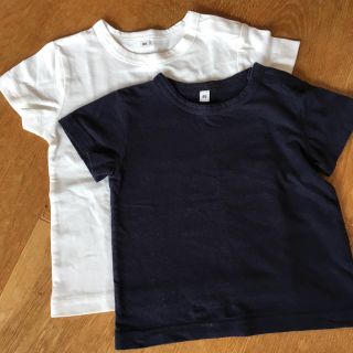 ムジルシリョウヒン(MUJI (無印良品))の状態◎無印良品☆80㎝半袖2枚セット(Ｔシャツ)