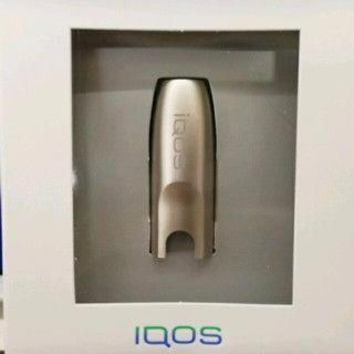 欧州正規品 iQOS アイコス キャップ シャンパンゴールド　(メタルグレイ)(タバコグッズ)