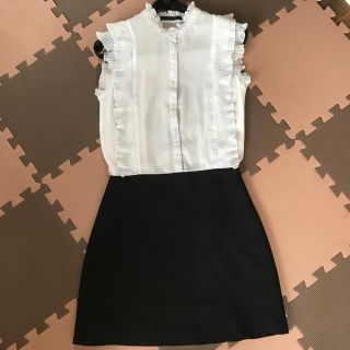 ザラ(ZARA)のZARA お嬢様風ワンピース(ミニワンピース)