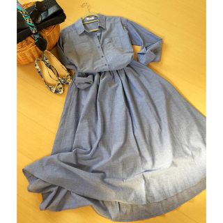 アナップ(ANAP)のchii様専用。ありがとうございます♡超美品！ANAP♡シャンブレーセットアップ(ロングワンピース/マキシワンピース)