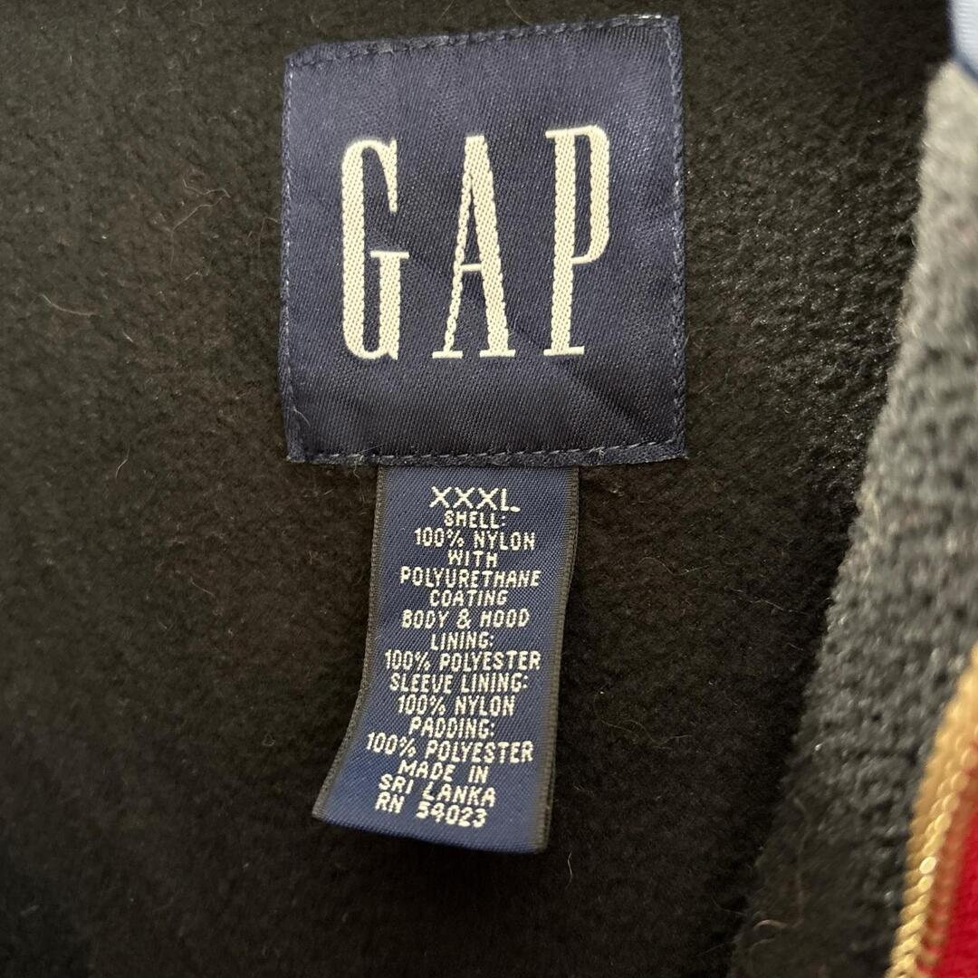 GAP(ギャップ)の古着 ギャップ GAP ジャケット パーカー ハーフジップ プルオーバー アノラックジャケット 3XL  ネイビー系 無地 メンズ メンズのジャケット/アウター(その他)の商品写真