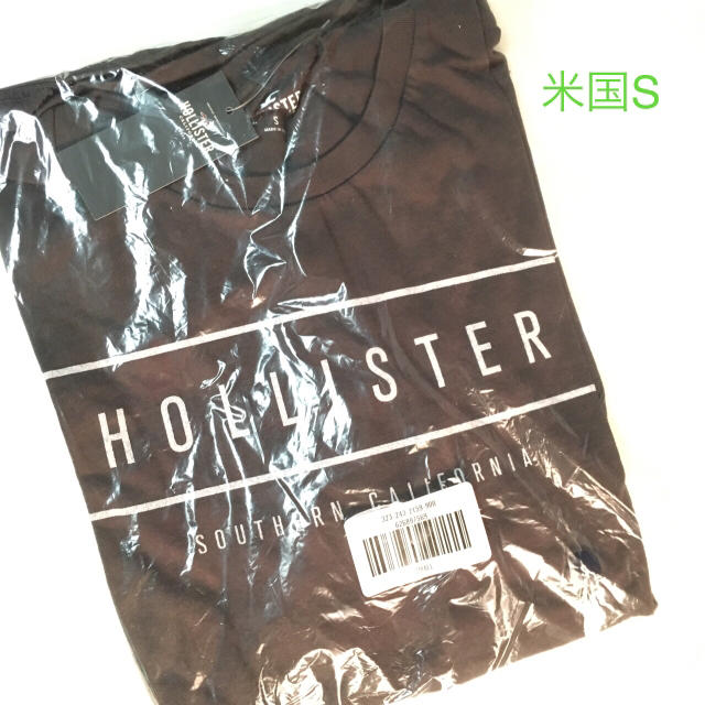 Hollister(ホリスター)の米国S【厳選】ホリスター 袖ロゴロンTシャツ★米国S★グレー系★新品 メンズのトップス(Tシャツ/カットソー(七分/長袖))の商品写真