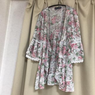 セシルマクビー(CECIL McBEE)の本日のみセール中【美品】セシルマクビーの花柄レースのロングボレロ(その他)