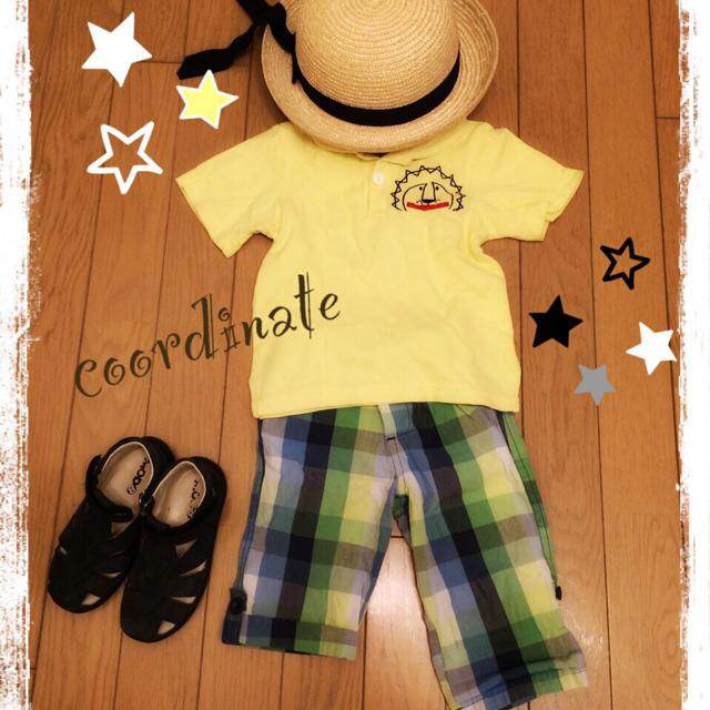 GAP Kids(ギャップキッズ)のgap80☆ロールアップサマーパンツ キッズ/ベビー/マタニティのキッズ服男の子用(90cm~)(その他)の商品写真