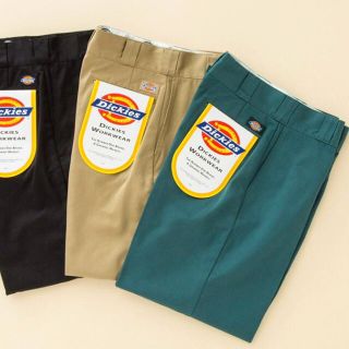 ビューティアンドユースユナイテッドアローズ(BEAUTY&YOUTH UNITED ARROWS)のDickies コラボ グリーン 美品(チノパン)