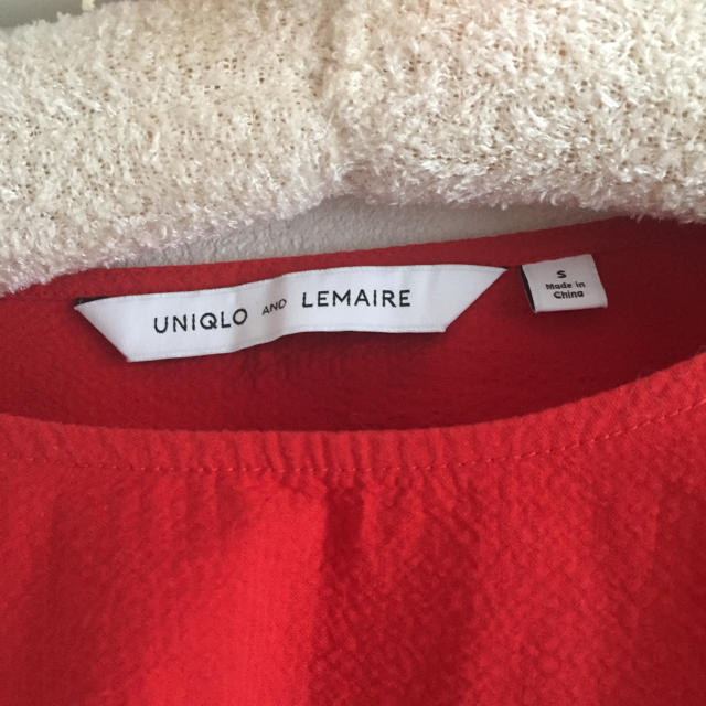 LEMAIRE(ルメール)のUNIQLO ルメール コラボ シアサッカーTシャツ レディースのトップス(シャツ/ブラウス(半袖/袖なし))の商品写真