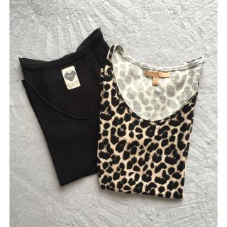 ザラ(ZARA)のお買い得！ZARA ティーシャツ2枚セット Mサイズ(Tシャツ(半袖/袖なし))