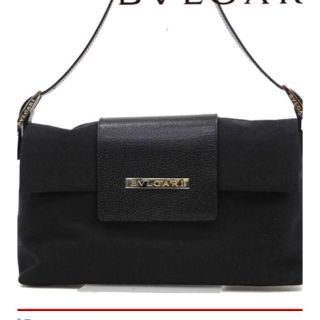 ブルガリ(BVLGARI)の美品✩BVLGARI ロゴマニア ハンドバッグ ショルダーバッグ 黒 2way(ハンドバッグ)