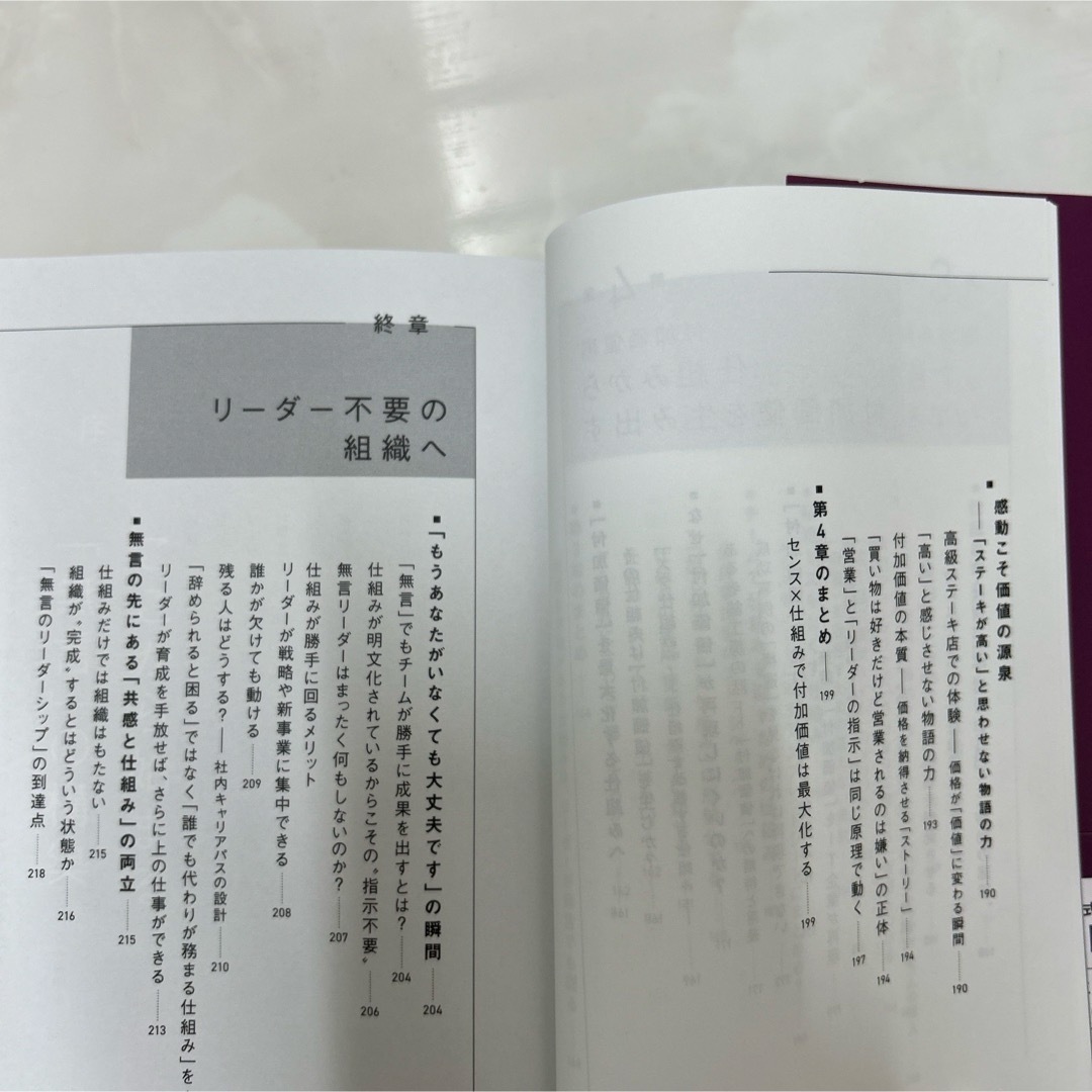 無言のリーダーシップ / 再現性の塊 田尻望 2冊セット エンタメ/ホビーの本(ビジネス/経済)の商品写真
