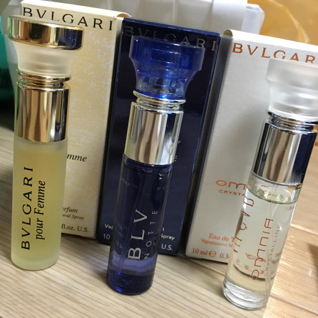 BVLGARI(ブルガリ)のBVLGARI ミニ香水 3本セット コスメ/美容の香水(ユニセックス)の商品写真