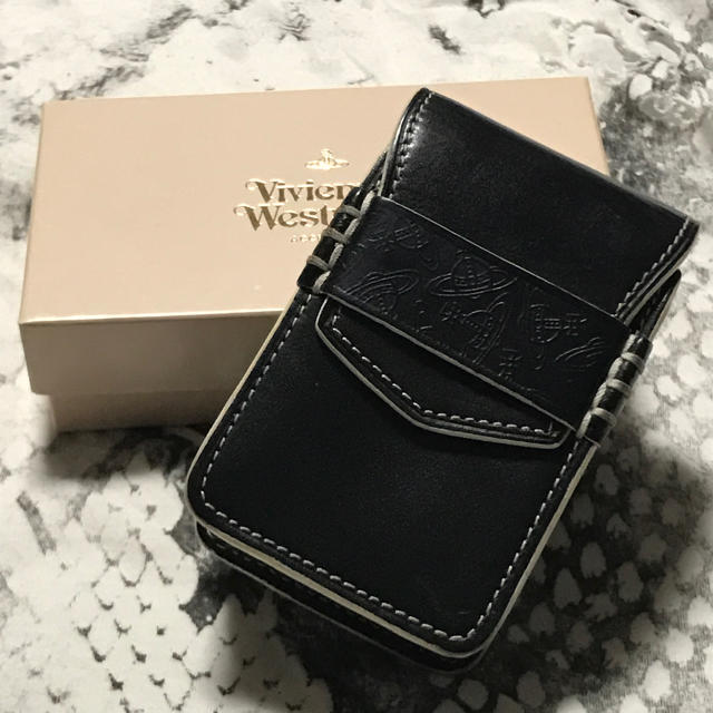 Vivienne Westwood 廃番品 ヴィヴィアン ブラックレザー シガレットケースの通販 by 666｜ヴィヴィアンウエストウッドならラクマ