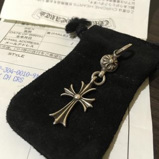 クロムハーツ(Chrome Hearts)のtomozo様用 クロムハーツ ワンボールタイニークロス トップのみ(ネックレス)