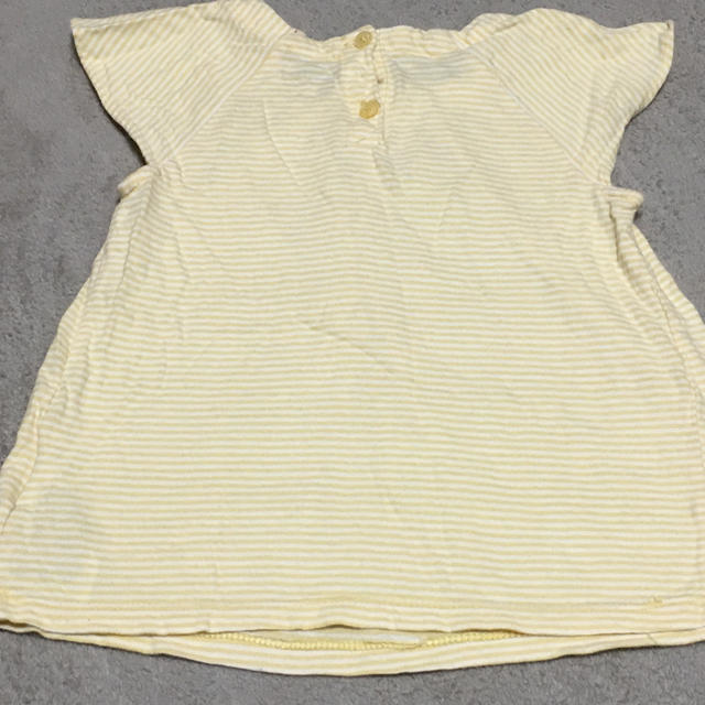 babyGAP(ベビーギャップ)のbaby GAP ボーダー トップス キッズ/ベビー/マタニティのキッズ服女の子用(90cm~)(Tシャツ/カットソー)の商品写真