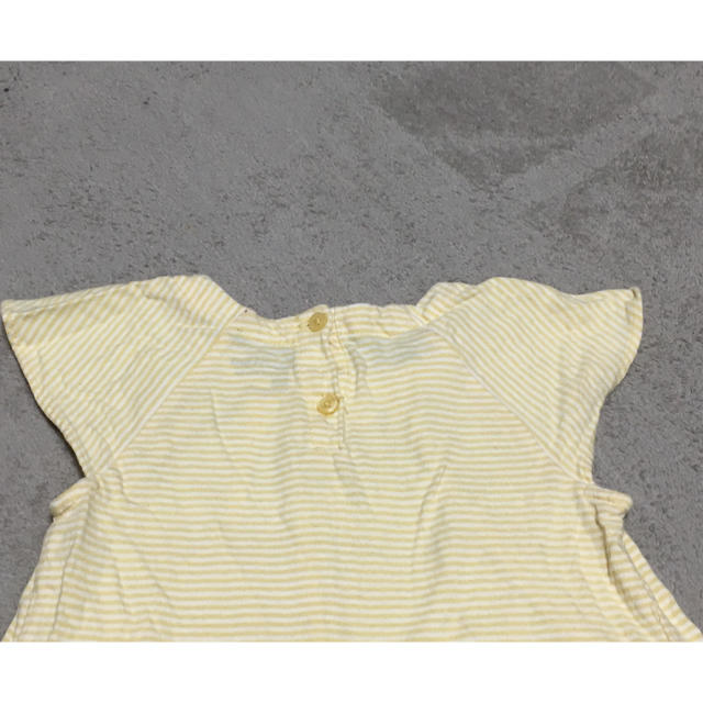 babyGAP(ベビーギャップ)のbaby GAP ボーダー トップス キッズ/ベビー/マタニティのキッズ服女の子用(90cm~)(Tシャツ/カットソー)の商品写真