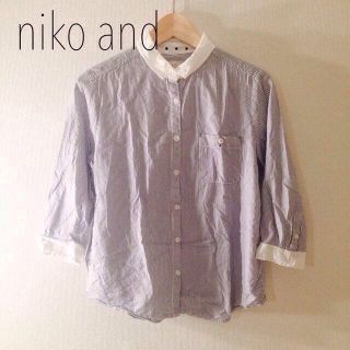 ニコアンド(niko and...)のnikoand クレリックストライプSH(シャツ/ブラウス(長袖/七分))