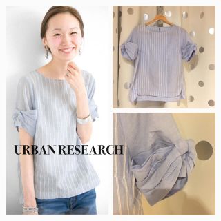 アーバンリサーチ(URBAN RESEARCH)のUR 袖切替タックスリーブブラウス(シャツ/ブラウス(半袖/袖なし))