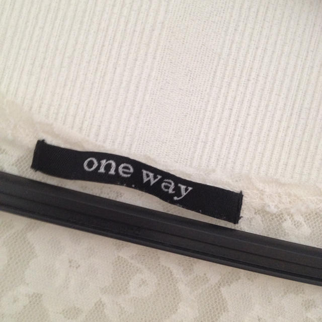 one*way(ワンウェイ)のレーストップス レディースのトップス(Tシャツ(半袖/袖なし))の商品写真