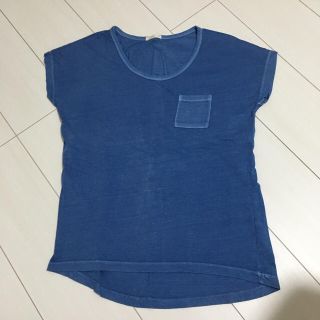 ジーユー(GU)のブルーTシャツ♡(Tシャツ(半袖/袖なし))